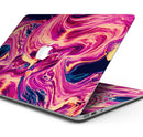 Liquid Abstract Paint Remix V95 - Skin Decal Wrap Kit Compatible with the Apple MacBook Pro, Pro with Touch Bar or Air (11", 12", 13", 15" & 16" - All Versions Available)
