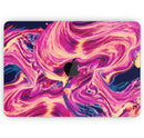 Liquid Abstract Paint Remix V95 - Skin Decal Wrap Kit Compatible with the Apple MacBook Pro, Pro with Touch Bar or Air (11", 12", 13", 15" & 16" - All Versions Available)