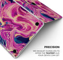 Liquid Abstract Paint Remix V95 - Skin Decal Wrap Kit Compatible with the Apple MacBook Pro, Pro with Touch Bar or Air (11", 12", 13", 15" & 16" - All Versions Available)