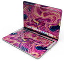 Liquid Abstract Paint Remix V95 - Skin Decal Wrap Kit Compatible with the Apple MacBook Pro, Pro with Touch Bar or Air (11", 12", 13", 15" & 16" - All Versions Available)