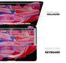 Liquid Abstract Paint V10 - Skin Decal Wrap Kit Compatible with the Apple MacBook Pro, Pro with Touch Bar or Air (11", 12", 13", 15" & 16" - All Versions Available)