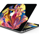 Liquid Abstract Paint V11 - Skin Decal Wrap Kit Compatible with the Apple MacBook Pro, Pro with Touch Bar or Air (11", 12", 13", 15" & 16" - All Versions Available)
