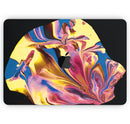 Liquid Abstract Paint V11 - Skin Decal Wrap Kit Compatible with the Apple MacBook Pro, Pro with Touch Bar or Air (11", 12", 13", 15" & 16" - All Versions Available)
