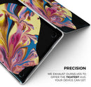 Liquid Abstract Paint V11 - Skin Decal Wrap Kit Compatible with the Apple MacBook Pro, Pro with Touch Bar or Air (11", 12", 13", 15" & 16" - All Versions Available)