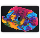 Liquid Abstract Paint V19 - Skin Decal Wrap Kit Compatible with the Apple MacBook Pro, Pro with Touch Bar or Air (11", 12", 13", 15" & 16" - All Versions Available)