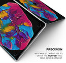 Liquid Abstract Paint V19 - Skin Decal Wrap Kit Compatible with the Apple MacBook Pro, Pro with Touch Bar or Air (11", 12", 13", 15" & 16" - All Versions Available)