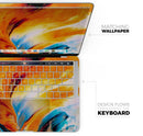 Liquid Abstract Paint V1 - Skin Decal Wrap Kit Compatible with the Apple MacBook Pro, Pro with Touch Bar or Air (11", 12", 13", 15" & 16" - All Versions Available)