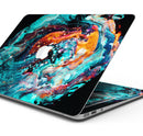 Liquid Abstract Paint V21 - Skin Decal Wrap Kit Compatible with the Apple MacBook Pro, Pro with Touch Bar or Air (11", 12", 13", 15" & 16" - All Versions Available)