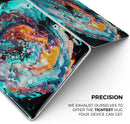 Liquid Abstract Paint V21 - Skin Decal Wrap Kit Compatible with the Apple MacBook Pro, Pro with Touch Bar or Air (11", 12", 13", 15" & 16" - All Versions Available)