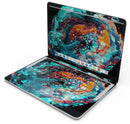 Liquid Abstract Paint V21 - Skin Decal Wrap Kit Compatible with the Apple MacBook Pro, Pro with Touch Bar or Air (11", 12", 13", 15" & 16" - All Versions Available)