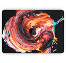 Liquid Abstract Paint V27 - Skin Decal Wrap Kit Compatible with the Apple MacBook Pro, Pro with Touch Bar or Air (11", 12", 13", 15" & 16" - All Versions Available)