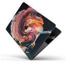 Liquid Abstract Paint V27 - Skin Decal Wrap Kit Compatible with the Apple MacBook Pro, Pro with Touch Bar or Air (11", 12", 13", 15" & 16" - All Versions Available)