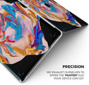Liquid Abstract Paint V28 - Skin Decal Wrap Kit Compatible with the Apple MacBook Pro, Pro with Touch Bar or Air (11", 12", 13", 15" & 16" - All Versions Available)