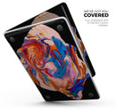 Liquid Abstract Paint V28 - Skin Decal Wrap Kit Compatible with the Apple MacBook Pro, Pro with Touch Bar or Air (11", 12", 13", 15" & 16" - All Versions Available)