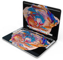 Liquid Abstract Paint V28 - Skin Decal Wrap Kit Compatible with the Apple MacBook Pro, Pro with Touch Bar or Air (11", 12", 13", 15" & 16" - All Versions Available)
