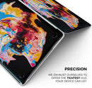 Liquid Abstract Paint V31 - Skin Decal Wrap Kit Compatible with the Apple MacBook Pro, Pro with Touch Bar or Air (11", 12", 13", 15" & 16" - All Versions Available)