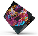 Liquid Abstract Paint V33 - Skin Decal Wrap Kit Compatible with the Apple MacBook Pro, Pro with Touch Bar or Air (11", 12", 13", 15" & 16" - All Versions Available)