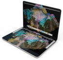 Liquid Abstract Paint V36 - Skin Decal Wrap Kit Compatible with the Apple MacBook Pro, Pro with Touch Bar or Air (11", 12", 13", 15" & 16" - All Versions Available)