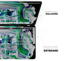Liquid Abstract Paint V39 - Skin Decal Wrap Kit Compatible with the Apple MacBook Pro, Pro with Touch Bar or Air (11", 12", 13", 15" & 16" - All Versions Available)