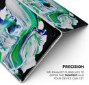Liquid Abstract Paint V39 - Skin Decal Wrap Kit Compatible with the Apple MacBook Pro, Pro with Touch Bar or Air (11", 12", 13", 15" & 16" - All Versions Available)