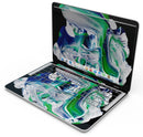 Liquid Abstract Paint V39 - Skin Decal Wrap Kit Compatible with the Apple MacBook Pro, Pro with Touch Bar or Air (11", 12", 13", 15" & 16" - All Versions Available)