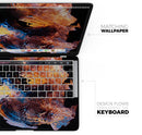 Liquid Abstract Paint V40 - Skin Decal Wrap Kit Compatible with the Apple MacBook Pro, Pro with Touch Bar or Air (11", 12", 13", 15" & 16" - All Versions Available)