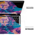 Liquid Abstract Paint V41 - Skin Decal Wrap Kit Compatible with the Apple MacBook Pro, Pro with Touch Bar or Air (11", 12", 13", 15" & 16" - All Versions Available)