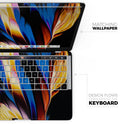 Liquid Abstract Paint V42 - Skin Decal Wrap Kit Compatible with the Apple MacBook Pro, Pro with Touch Bar or Air (11", 12", 13", 15" & 16" - All Versions Available)