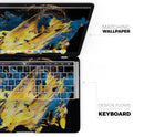 Liquid Abstract Paint V43 - Skin Decal Wrap Kit Compatible with the Apple MacBook Pro, Pro with Touch Bar or Air (11", 12", 13", 15" & 16" - All Versions Available)