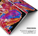 Liquid Abstract Paint V44 - Skin Decal Wrap Kit Compatible with the Apple MacBook Pro, Pro with Touch Bar or Air (11", 12", 13", 15" & 16" - All Versions Available)