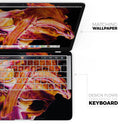 Liquid Abstract Paint V47 - Skin Decal Wrap Kit Compatible with the Apple MacBook Pro, Pro with Touch Bar or Air (11", 12", 13", 15" & 16" - All Versions Available)