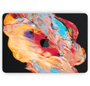 Liquid Abstract Paint V50 - Skin Decal Wrap Kit Compatible with the Apple MacBook Pro, Pro with Touch Bar or Air (11", 12", 13", 15" & 16" - All Versions Available)
