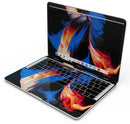 Liquid Abstract Paint V51 - Skin Decal Wrap Kit Compatible with the Apple MacBook Pro, Pro with Touch Bar or Air (11", 12", 13", 15" & 16" - All Versions Available)
