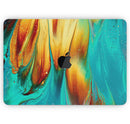 Liquid Abstract Paint V60 - Skin Decal Wrap Kit Compatible with the Apple MacBook Pro, Pro with Touch Bar or Air (11", 12", 13", 15" & 16" - All Versions Available)