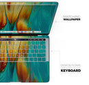 Liquid Abstract Paint V60 - Skin Decal Wrap Kit Compatible with the Apple MacBook Pro, Pro with Touch Bar or Air (11", 12", 13", 15" & 16" - All Versions Available)