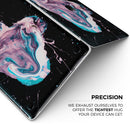 Liquid Abstract Paint V62 - Skin Decal Wrap Kit Compatible with the Apple MacBook Pro, Pro with Touch Bar or Air (11", 12", 13", 15" & 16" - All Versions Available)