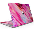 Liquid Abstract Paint V67 - Skin Decal Wrap Kit Compatible with the Apple MacBook Pro, Pro with Touch Bar or Air (11", 12", 13", 15" & 16" - All Versions Available)