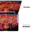 Liquid Abstract Paint V6 - Skin Decal Wrap Kit Compatible with the Apple MacBook Pro, Pro with Touch Bar or Air (11", 12", 13", 15" & 16" - All Versions Available)