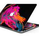 Liquid Abstract Paint V73 - Skin Decal Wrap Kit Compatible with the Apple MacBook Pro, Pro with Touch Bar or Air (11", 12", 13", 15" & 16" - All Versions Available)