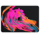 Liquid Abstract Paint V73 - Skin Decal Wrap Kit Compatible with the Apple MacBook Pro, Pro with Touch Bar or Air (11", 12", 13", 15" & 16" - All Versions Available)