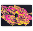Liquid Abstract Paint V79 - Skin Decal Wrap Kit Compatible with the Apple MacBook Pro, Pro with Touch Bar or Air (11", 12", 13", 15" & 16" - All Versions Available)