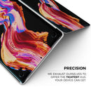 Liquid Abstract Paint V80 - Skin Decal Wrap Kit Compatible with the Apple MacBook Pro, Pro with Touch Bar or Air (11", 12", 13", 15" & 16" - All Versions Available)
