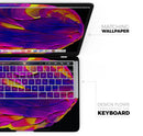 Liquid Abstract Paint V9 - Skin Decal Wrap Kit Compatible with the Apple MacBook Pro, Pro with Touch Bar or Air (11", 12", 13", 15" & 16" - All Versions Available)