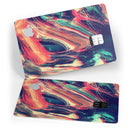 Liquid Abstract Paint Remix V10 - Premium Protective Decal Skin-Kit for the Apple Credit Card