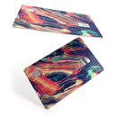 Liquid Abstract Paint Remix V10 - Premium Protective Decal Skin-Kit for the Apple Credit Card