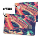 Liquid Abstract Paint Remix V10 - Premium Protective Decal Skin-Kit for the Apple Credit Card