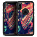 Liquid Abstract Paint Remix V10 - Skin Kit for the iPhone OtterBox Cases
