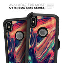 Liquid Abstract Paint Remix V10 - Skin Kit for the iPhone OtterBox Cases