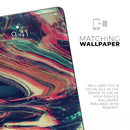 Liquid Abstract Paint Remix V10 - Full Body Skin Decal for the Apple iPad Pro 12.9", 11", 10.5", 9.7", Air or Mini (All Models Available)