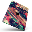 Liquid Abstract Paint Remix V10 - Full Body Skin Decal for the Apple iPad Pro 12.9", 11", 10.5", 9.7", Air or Mini (All Models Available)